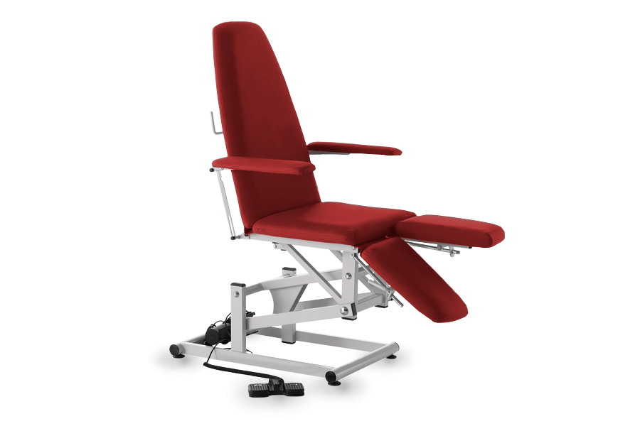 Cadeira de Podologia/Pedicure Vermelha