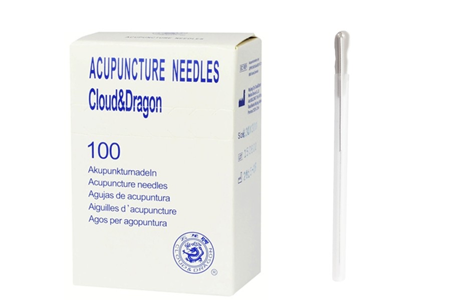 Agulhas de Acupunctura Com Guia - 0,25 x 40 mm (100 unidades)